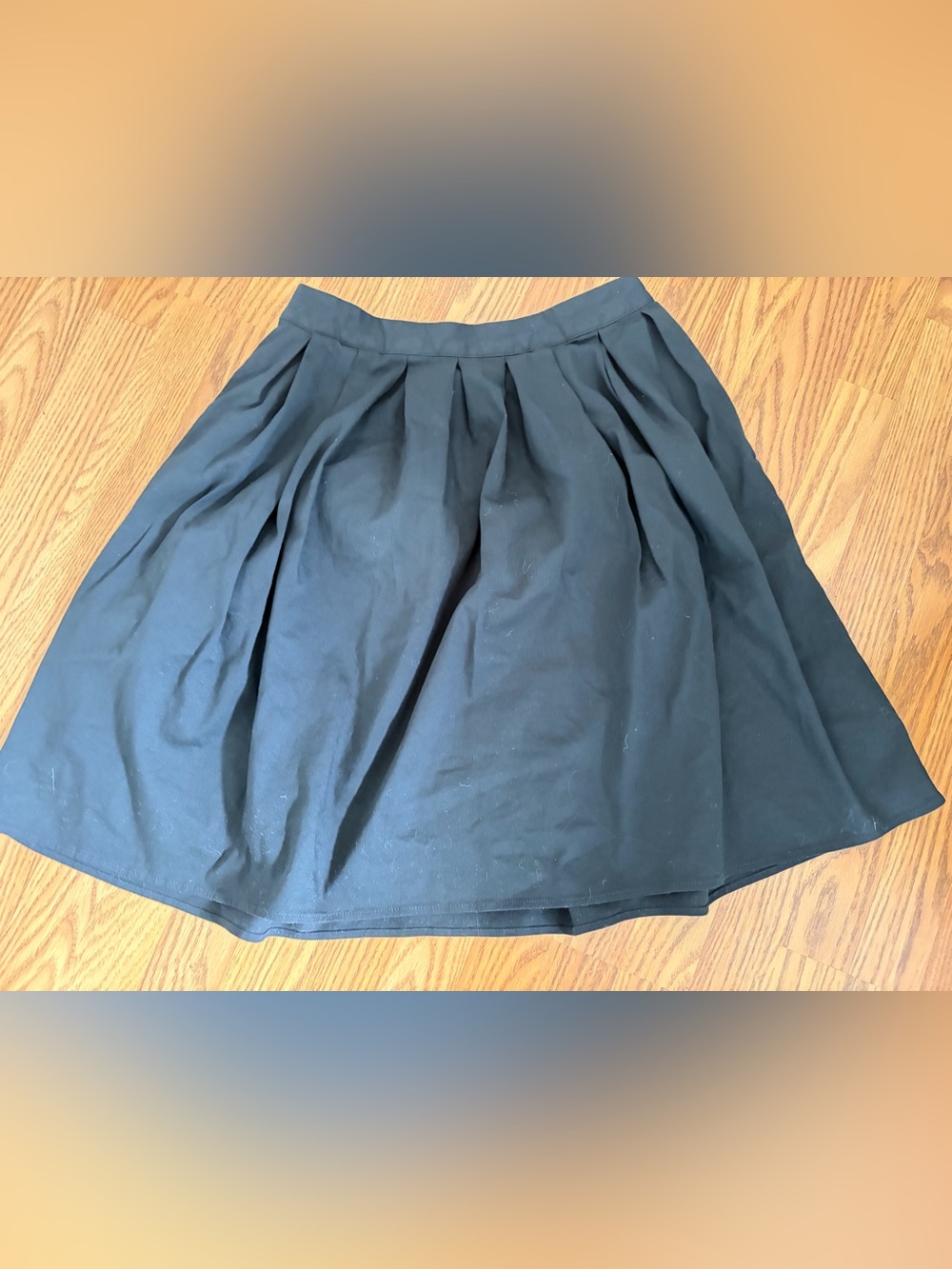 Grace Karin Black A-Line Pleated Midi Skirt - Picture 2 of 7